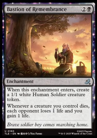 (160) Magic The Gathering Magic: The Gathering | Avatar: The Last Airbender: Eternal Single: Bastion of Remembrance Holo Uncommon