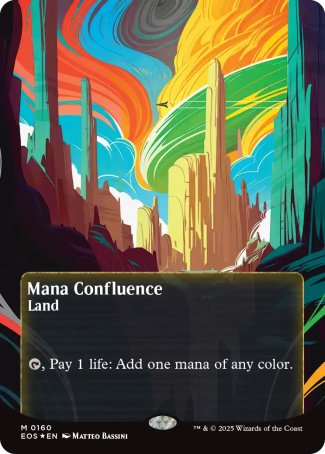 (160) Magic The Gathering Stellar Sights Single: Mana Confluence (V.4)  Mythic