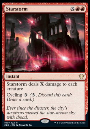 (160/322) Magic The Gathering Commander: Ikoria Single: Starstorm  Rare