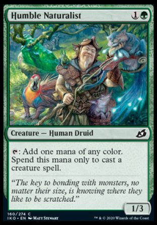 (160/274) Magic The Gathering Ikoria: Lair of Behemoths Single: Humble Naturalist  Common