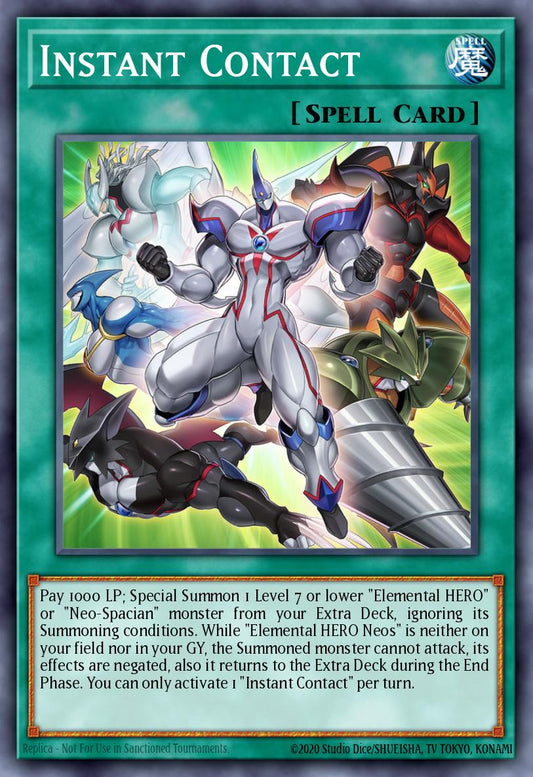 (160) YuGiOh TCG MP24: 25th Anniversary Tin: Dueling Mirrors Single: Instant Contact  Ultra Rare