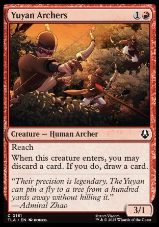 (161) Magic The Gathering Magic: The Gathering | Avatar: The Last Airbender Single: Yuyan Archers Holo Common
