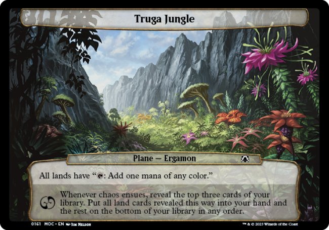 (161) Magic The Gathering Commander: March of the Machine Single: Truga Jungle  Common