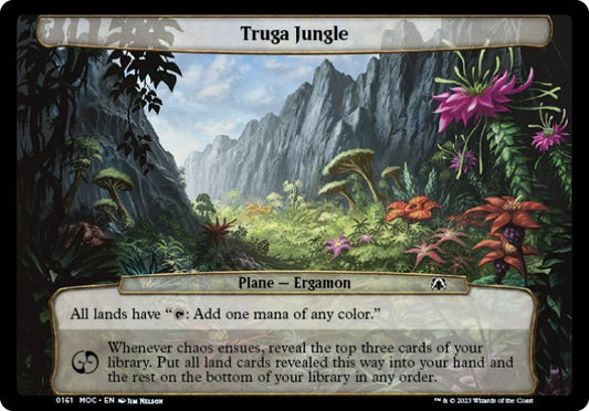 (161) Magic The Gathering Commander: March of the Machine Single: Truga Jungle  Common