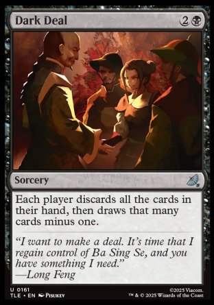 (161) Magic The Gathering Magic: The Gathering | Avatar: The Last Airbender: Eternal Single: Dark Deal Holo Uncommon