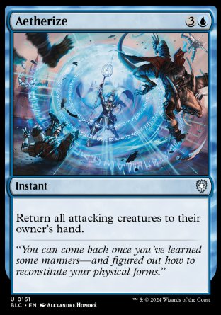 (161) Magic The Gathering Commander: Bloomburrow Single: Aetherize  Uncommon