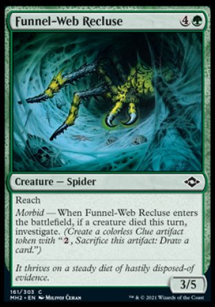 (161) Magic The Gathering Modern Horizons 2 Single: Funnel-Web Recluse  Common