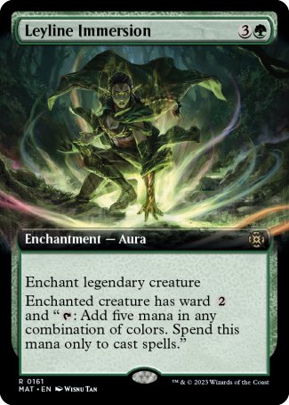 (161) Magic The Gathering March of the Machine: The Aftermath: Extras Single: Leyline Immersion (V.3) Holo Rare