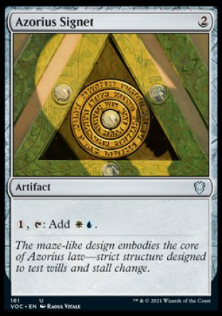 (161) Magic The Gathering Commander: Innistrad: Crimson Vow Single: Azorius Signet  Uncommon