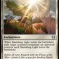 (161) Magic The Gathering Commander: The Lord of the Rings: Tales of Middle-earth Single: Banishing Light  Uncommon