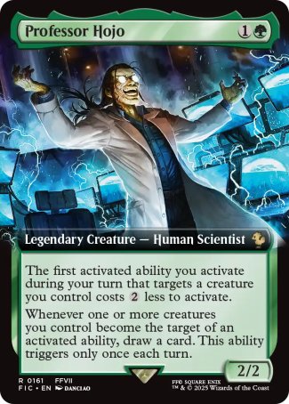 (161) Magic The Gathering Commander: Magic: The Gathering - FINAL FANTASY: Extras Single: Professor Hojo Holo Rare