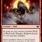(161) Magic The Gathering Innistrad: Crimson Vow Single: Hungry Ridgewolf  Common