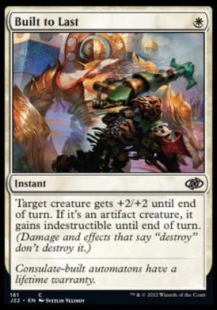 (161) Magic The Gathering Jumpstart 2022 Single: Built to Last  Common