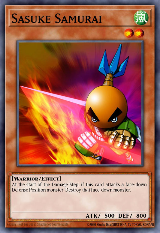 (216) YuGiOh TCG DB2: Dark Beginning 2 Single: Sasuke Samurai  Rare