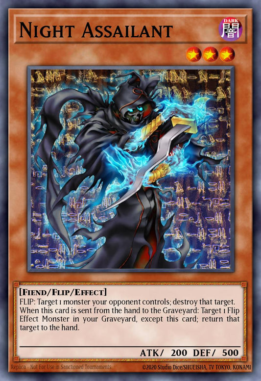 (139) YuGiOh TCG RA03: Quarter Century Bonanza Single: Night Assailant (V.2 - Quarter Century Secret Rare)  Quarter Century Secret Rare