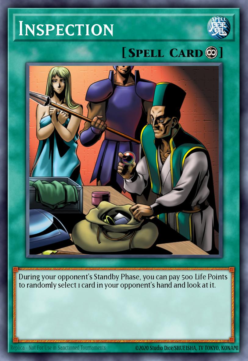 (EN038) YuGiOh TCG PSV: Pharaoh's Servant Single: Inspection (V.3 - Common)  Common