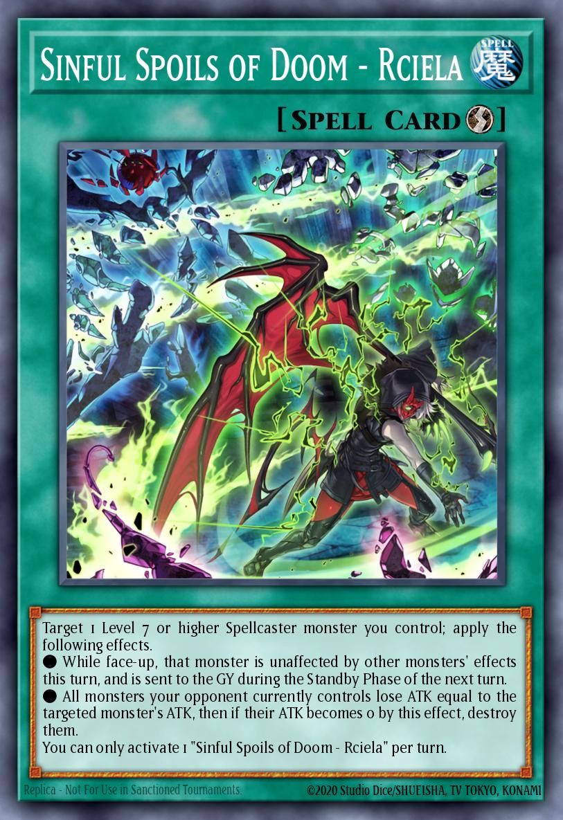 (239) YuGiOh TCG MP24: 25th Anniversary Tin: Dueling Mirrors Single: Sinful Spoils of Doom - Rciela  Ultra Rare