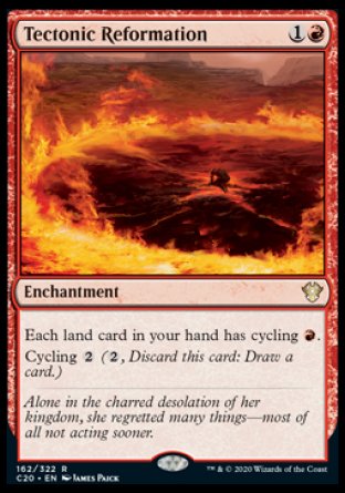 (162/322) Magic The Gathering Commander: Ikoria Single: Tectonic Reformation  Rare