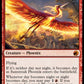(162) Magic The Gathering Innistrad: Midnight Hunt Single: Sunstreak Phoenix  Mythic