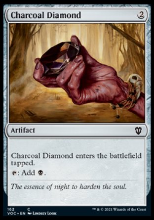 (162) Magic The Gathering Commander: Innistrad: Crimson Vow Single: Charcoal Diamond  Common