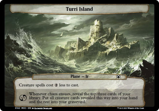 (162) Magic The Gathering Commander: March of the Machine Single: Turri Island  Common