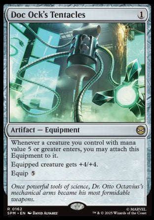 (162) Magic The Gathering Magic: The Gathering | Marvel's Spider-Man Single: Doc Ock's Tentacles Holo Rare