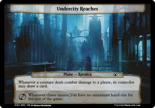(163) Magic The Gathering Commander: March of the Machine Single: Undercity Reaches  Common