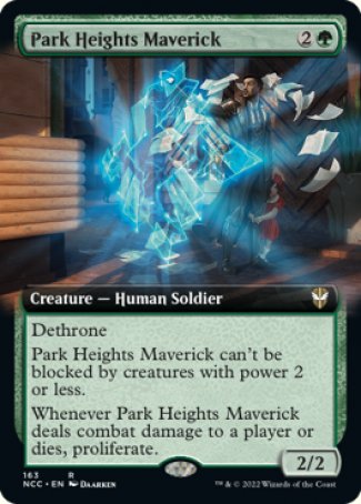 (163) Magic The Gathering Commander: Streets of New Capenna: Extras Single: Park Heights Maverick  Rare