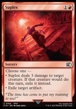 (164) Magic The Gathering Magic: The Gathering - FINAL FANTASY Single: Suplex  Common