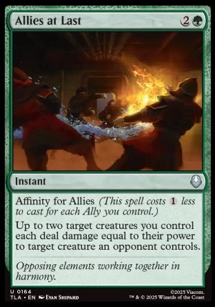 (164) Magic The Gathering Magic: The Gathering | Avatar: The Last Airbender Single: Allies at Last Holo Uncommon