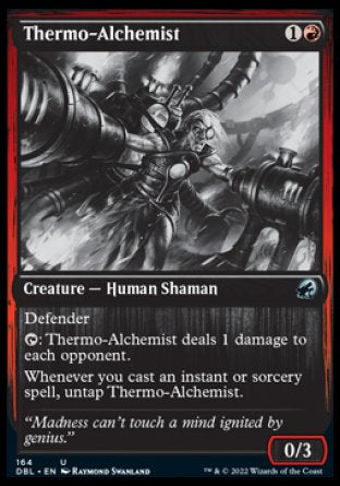 (164) Magic The Gathering Innistrad: Double Feature Single: Thermo-Alchemist  Uncommon