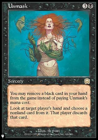 (168) Magic The Gathering The List Single: Unmask  Rare