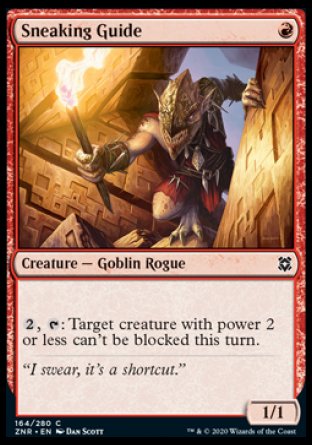 (164/280) Magic The Gathering Zendikar Rising Single: Sneaking Guide  Common