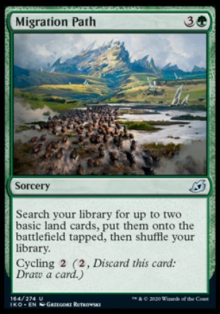 (164/274) Magic The Gathering Ikoria: Lair of Behemoths Single: Migration Path Holo Uncommon