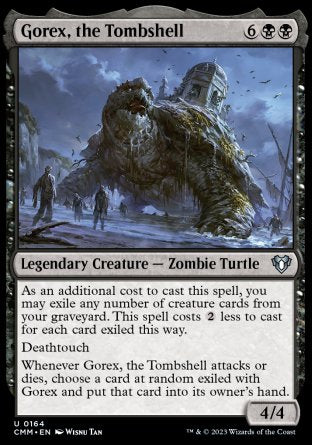 (164) Magic The Gathering Commander Masters Single: Gorex, the Tombshell Holo Uncommon