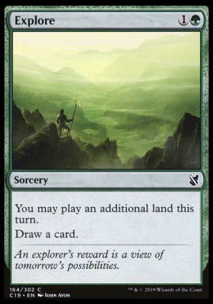(164) Magic The Gathering Commander 2019 Single: Explore  Common