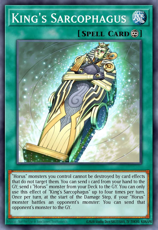 (125) YuGiOh TCG MP24: 25th Anniversary Tin: Dueling Mirrors Single: King's Sarcophagus  Secret Rare