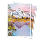 Magic the Gathering: Bob Ross Mighty Mountain Lake 105ct APEX Deck Protector Sleeves