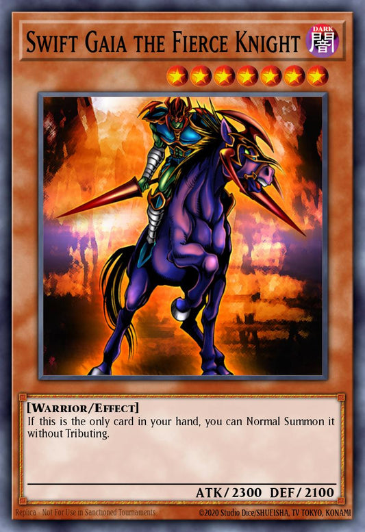 (111) YuGiOh TCG DB2: Dark Beginning 2 Single: Swift Gaia the Fierce Knight  Ultra Rare