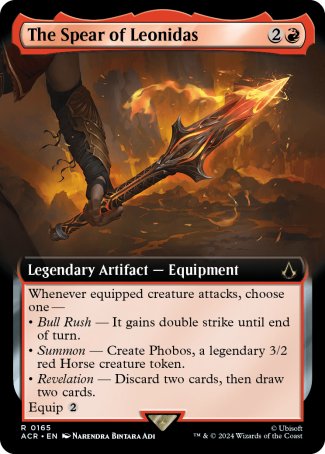 (165) Magic The Gathering Universes Beyond: Assassin's Creed: Extras Single: The Spear of Leonidas (V.1)  Rare