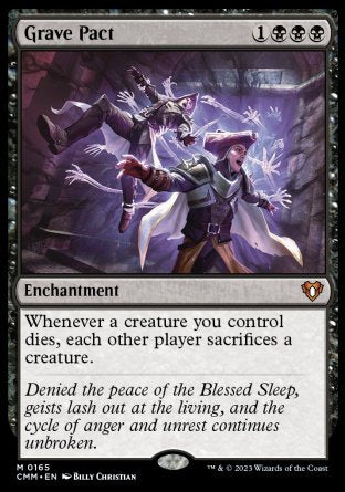 (165) Magic The Gathering Commander Masters Single: Grave Pact  Mythic