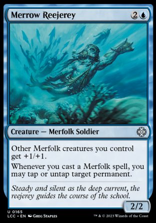 (165) Magic The Gathering Commander: The Lost Caverns of Ixalan Single: Merrow Reejerey  Uncommon