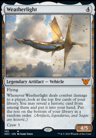 (165) Magic The Gathering Commander: Kamigawa: Neon Dynasty Single: Weatherlight  Mythic