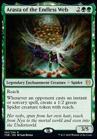 (165/254) Magic The Gathering Theros Beyond Death Single: Arasta of the Endless Web  Rare