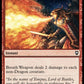 (165) Magic The Gathering Commander Legends: Battle for Baldur's Gate Single: Breath Weapon Holo Common