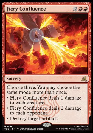 (165) Magic The Gathering Magic: The Gathering | Avatar: The Last Airbender: Eternal Single: Fiery Confluence Holo Rare
