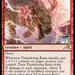 (166) Magic The Gathering Kamigawa: Neon Dynasty Single: Thundering Raiju  Rare