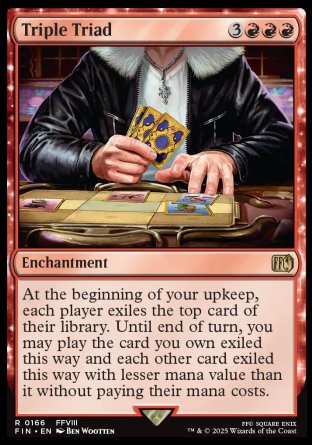 (166) Magic The Gathering Magic: The Gathering - FINAL FANTASY Single: Triple Triad Holo Rare