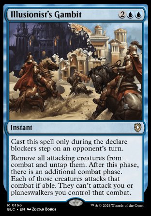 (166) Magic The Gathering Commander: Bloomburrow Single: Illusionist's Gambit  Rare