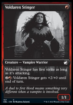 (167) Magic The Gathering Innistrad: Double Feature Single: Voldaren Stinger  Common
